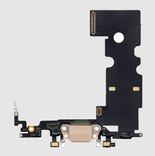 Charging Port Flex Cable For iPhone 8 (Aftermarket) (Gold)