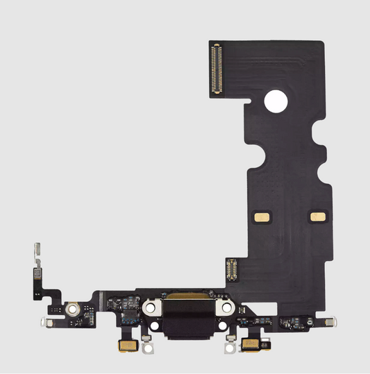 Charging Port Flex Cable For iPhone 8 (Aftermarket) (Space Gray)
