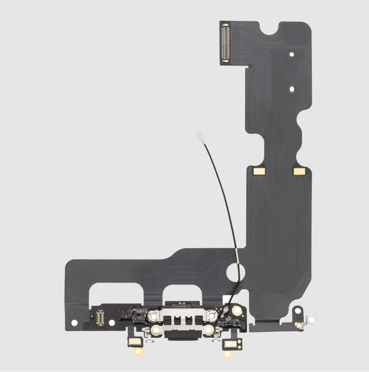 Charging Port Flex Cable For iPhone 7 Plus (Premium) (Jet / Matte Black)