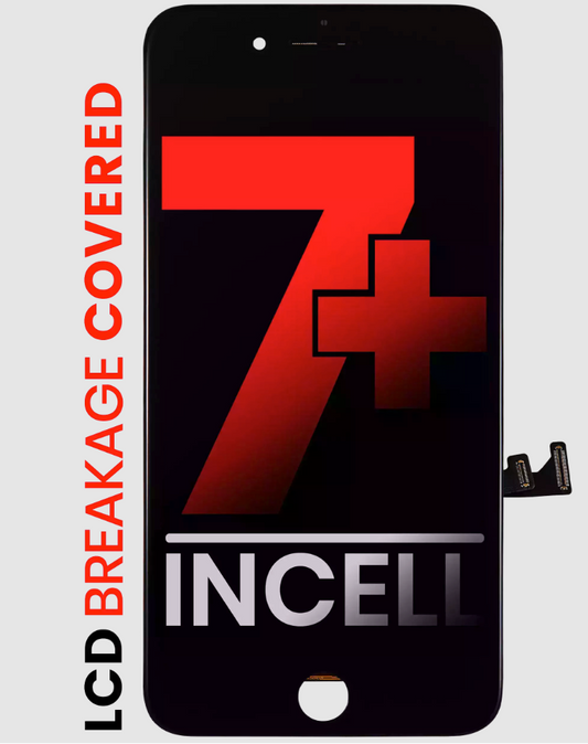 LCD Assembly With Steel Plate For iPhone 7 Plus (Aftermarket Pro: XO7 Incell) (Black)