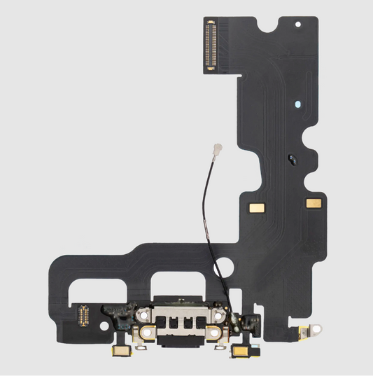 Charging Port Flex Cable For iPhone 7 (Premium) (Jet / Matte Black)