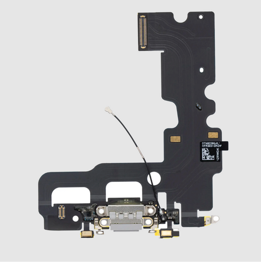 Charging Port Flex Cable For iPhone 7 (Premium) (Silver)