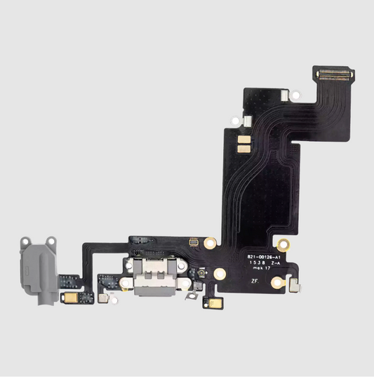 Charging Port Flex Cable For iPhone 6S Plus (Premium) (Space Gray)