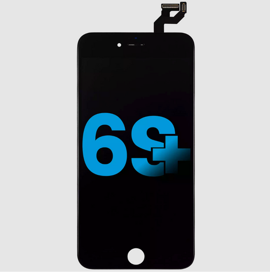 LCD Assembly With Steel Plate For iPhone 6S Plus (Aftermarket) (Black)