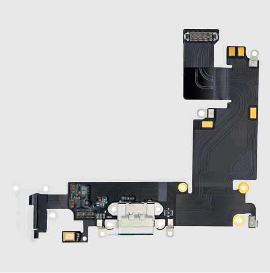 Charging Port Flex Cable For iPhone 6 Plus (Aftermarket) (Gold)