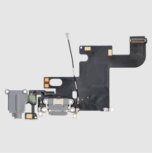 Charging Port Flex Cable For iPhone 6 (Premium) (Space Gray)