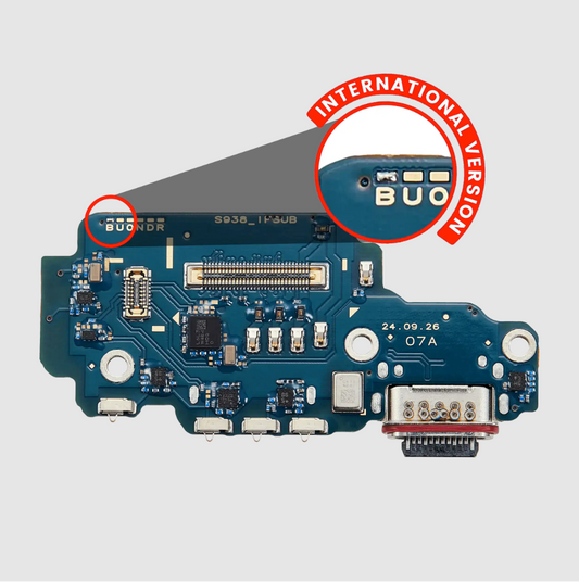Charging Port Board With Sim Card Reader For Samsung Galaxy S25 Ultra 5G (S938B) (International Version) (Premium)