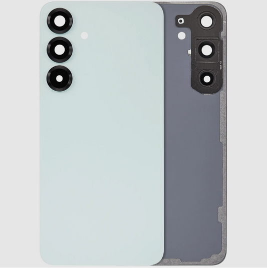 Back Cover Glass With Camera Lens For Samsung Galaxy S25 Plus 5G (No Logo) (Aftermarket Plus) (Mint)