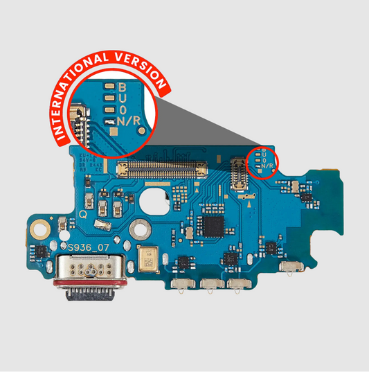 Charging Port Board With Sim Card Reader For Samsung Galaxy S25 Plus 5G (S936N / R) (International Version) (Premium)