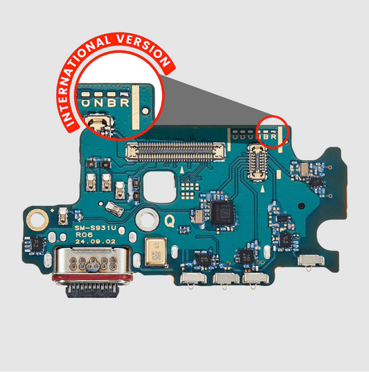 Charging Port Board With Sim Card Reader For Samsung Galaxy S25 5G (S931R) (International Version) (Premium)