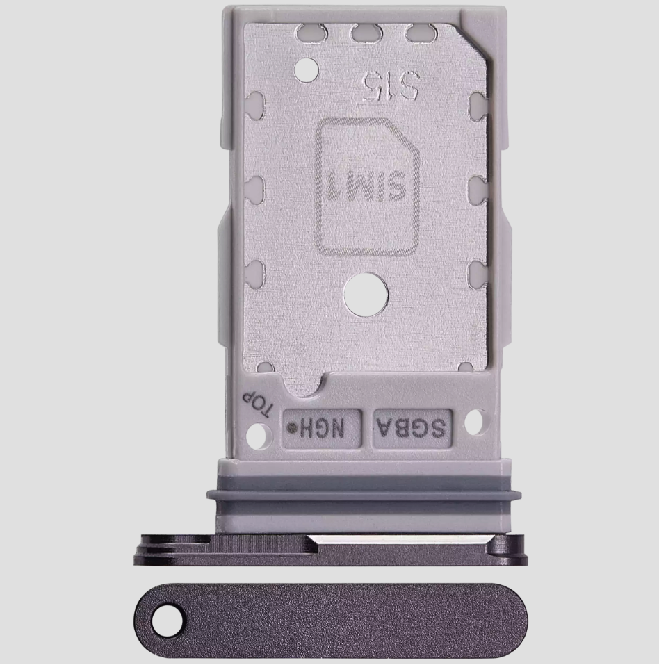 Dual Sim Card Tray For Samsung Galaxy S24 FE 5G (Premium) (Graphite)