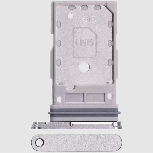 Dual Sim Card Tray For Samsung Galaxy S24 FE 5G (Premium) (Gray)