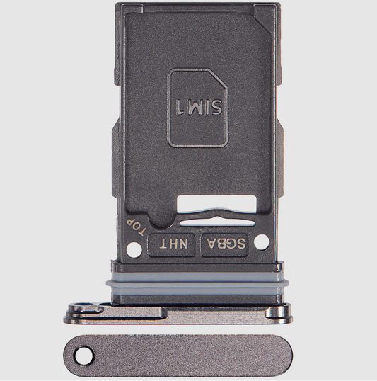 Single Sim Card Tray For Samsung Galaxy S24 FE 5G (Premium) (Graphite)