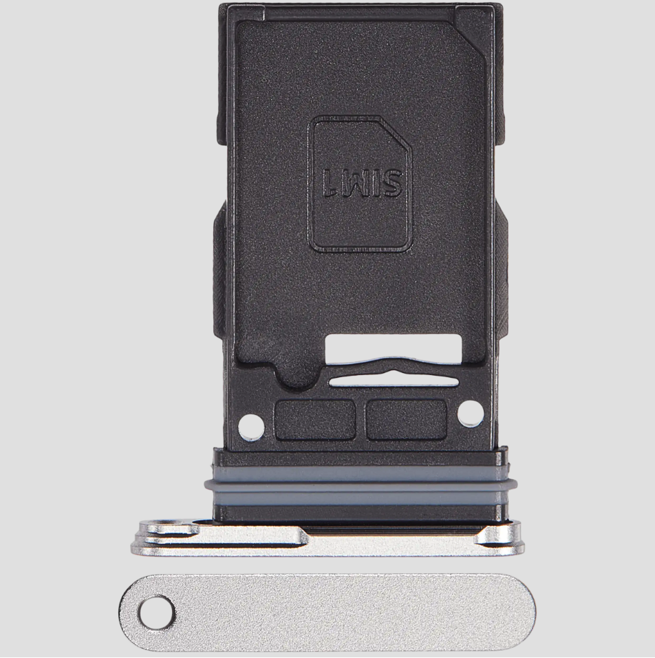 Single Sim Card Tray For Samsung Galaxy S24 FE 5G (Premium) (Gray)