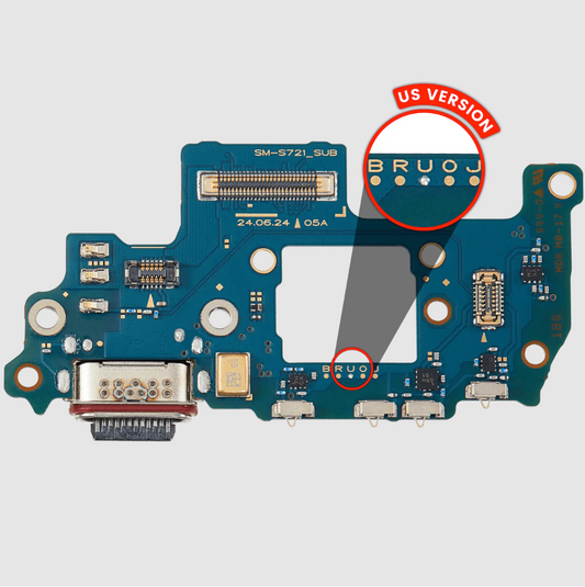 Charging Port Board For Samsung Galaxy S24 FE 5G (S721U) (US Version) (Premium)