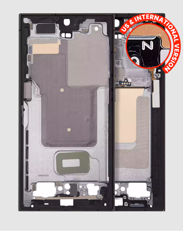 Mid-Frame Housing For Samsung Galaxy S24 Ultra 5G (US & International Version) (Titanium Black)