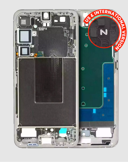 Mid-Frame Housing For Samsung Galaxy S24 Plus 5G (US & International Version) (Amber Yellow)