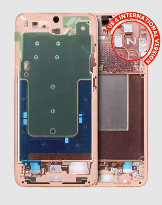 Mid-Frame Housing For Samsung Galaxy S24 Plus 5G (US & International Version) (Sandstone Orange)