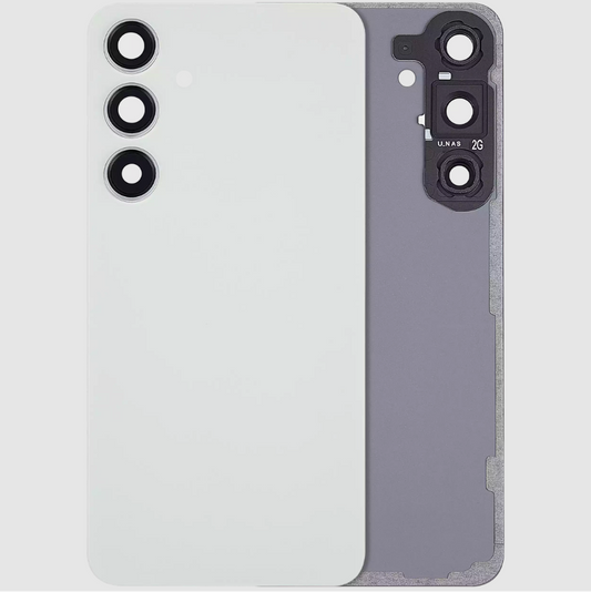 Back Cover Glass With Camera Lens For Samsung Galaxy S24 Plus 5G (No Logo) (Aftermarket Plus) (Jade Green)
