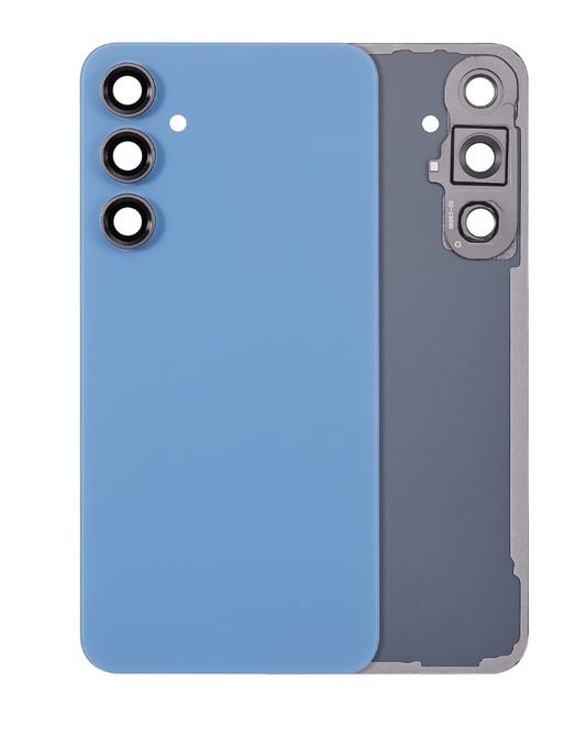 Back cover Glass With Camera Lens For Samsung Galaxy S23 FE 5G (Aftermarket Plus) (Indigo)