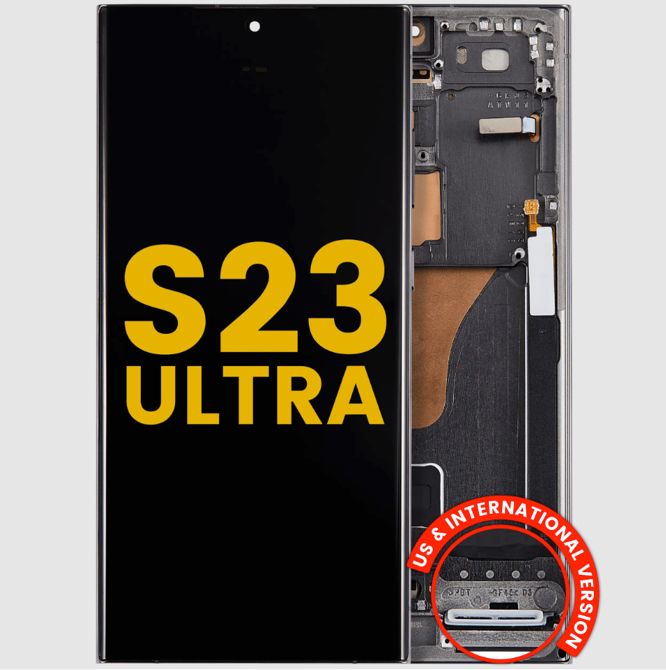 OLED Assembly With Frame For Samsung Galaxy S23 Ultra (US & International) (Refurbished) (Green)