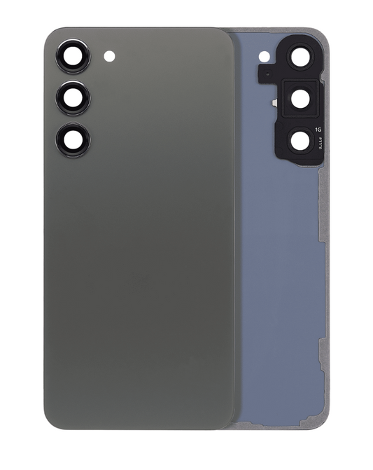 Back Cover Glass With Camera Lens For Samsung Galaxy S23 Plus 5G (No Logo) (Aftermarket Plus) (Green)