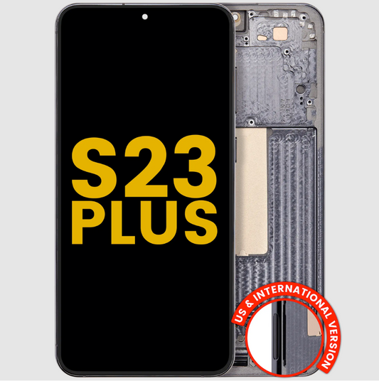 OLED Assembly With Frame For Samsung Galaxy S23 Plus 5G (US & International) (Refurbished) (Green)