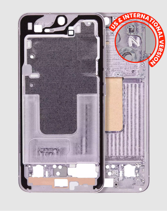 Mid-Frame Housing For Samsung Galaxy S23 5G (US & International Version) (Lavender)