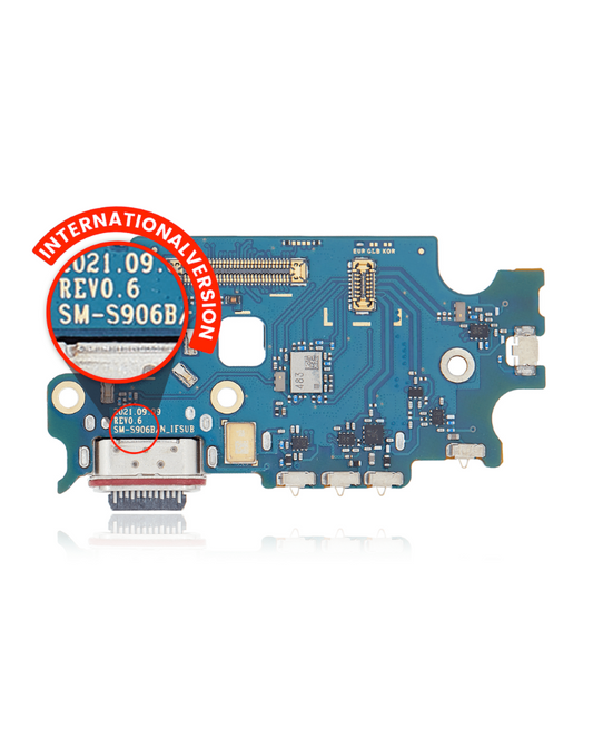 Charging Port Board With Sim Card Reader For Samsung Galaxy S22 Plus 5G (S906B/N) (International Version) (Premium)