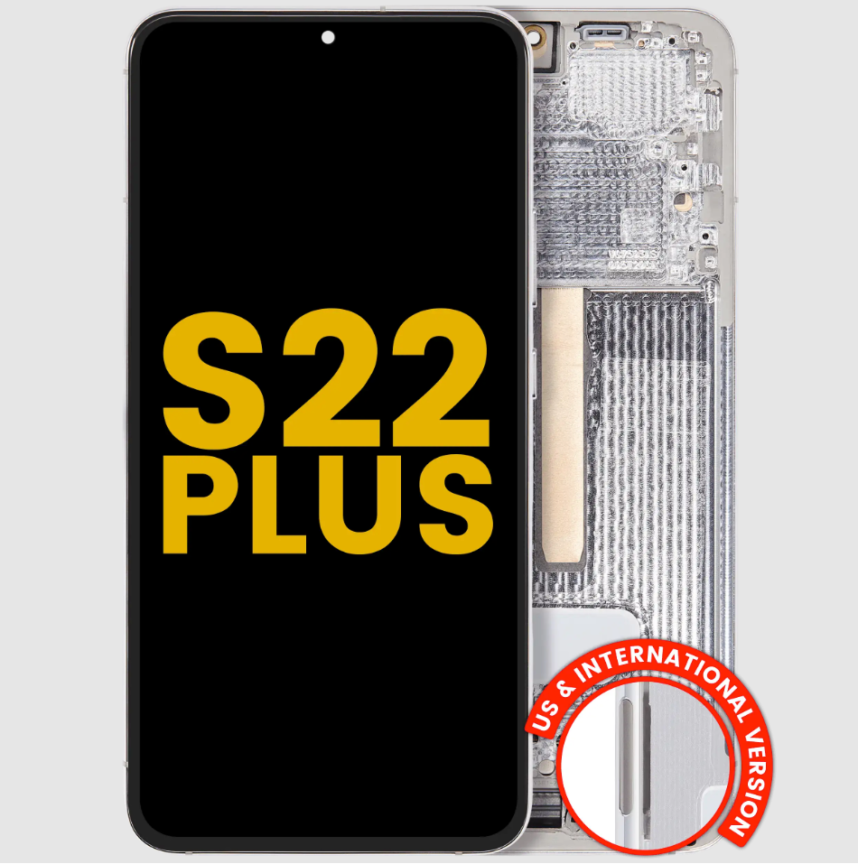 OLED Assembly With Frame For Samsung Galaxy S22 Plus 5G (US & International Version) (Refurbished) (White)