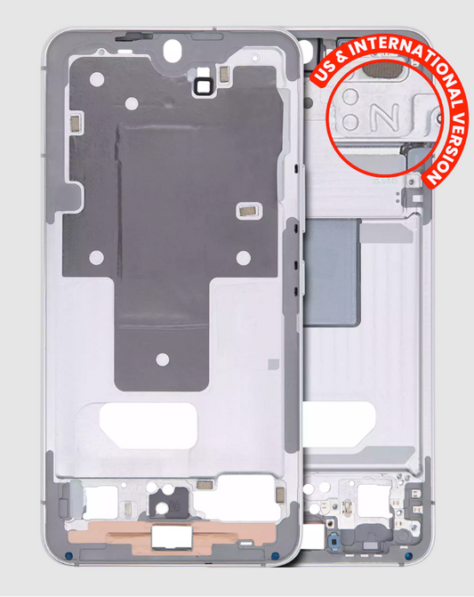 Mid-Frame Housing For Samsung Galaxy S22 5G (US & International Version) (White)
