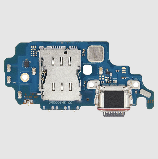 Charging Port Board With Sim Card Reader For Samsung Galaxy S21 Ultra 5G (G9980) (Asia Version) (Premium)