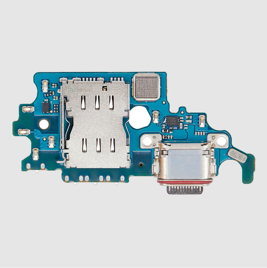 Charging Port Board With Sim Card Reader For Samsung Galaxy S21 5G (G9910) (Asia Version) (Premium)