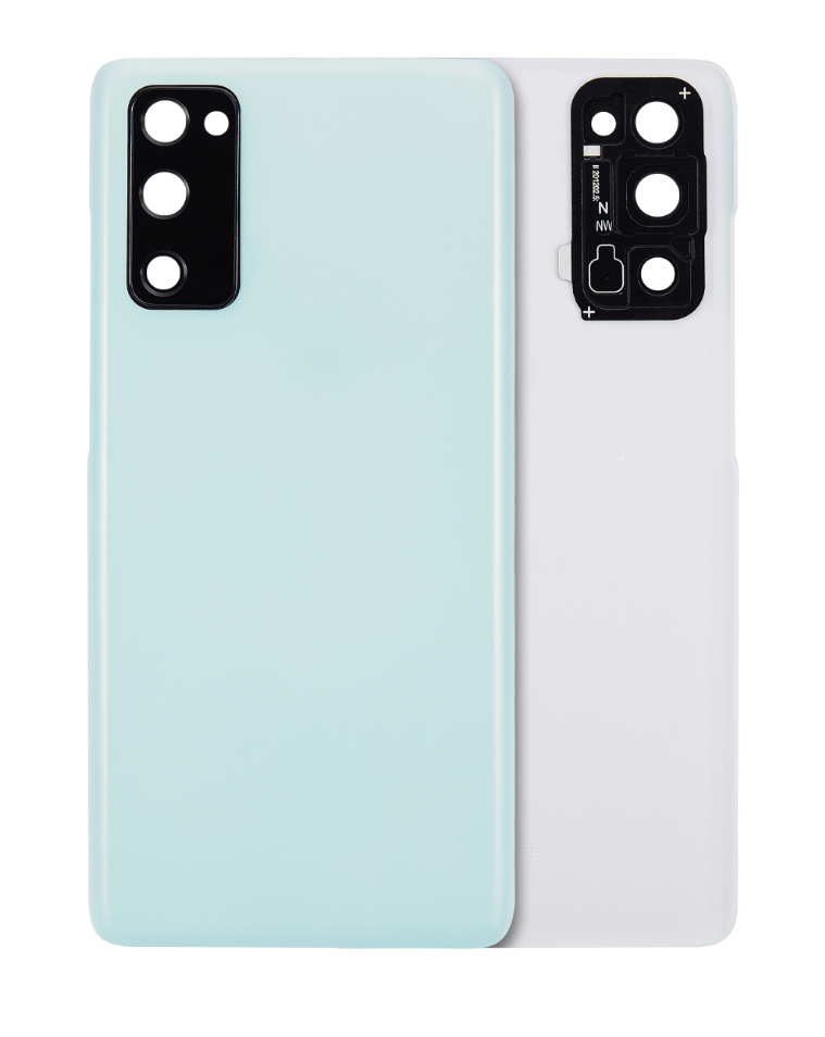 Back cover Glass With Camera Lens For Samsung Galaxy S20 FE 5G (Aftermarket Plus) (Cloud Mint)