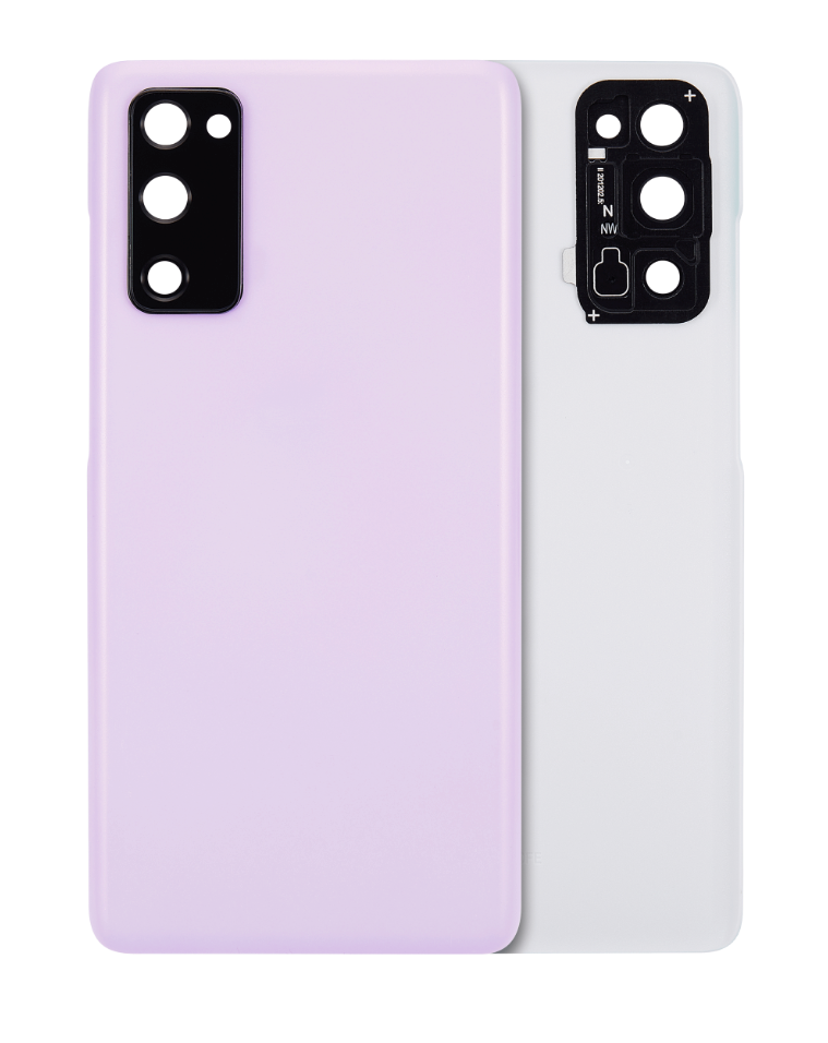 Back cover Glass With Camera Lens For Samsung Galaxy S20 FE 5G (Aftermarket Plus) (Cloud Lavender)