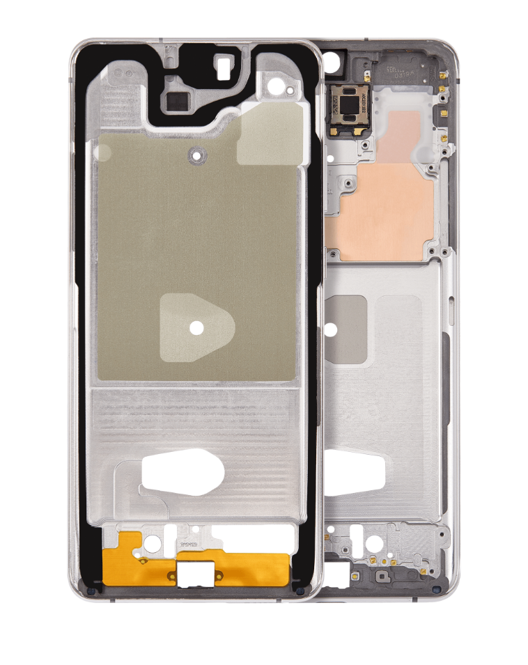Mid-Frame Housing For Samsung Galaxy S20 Ultra (Cloud White)