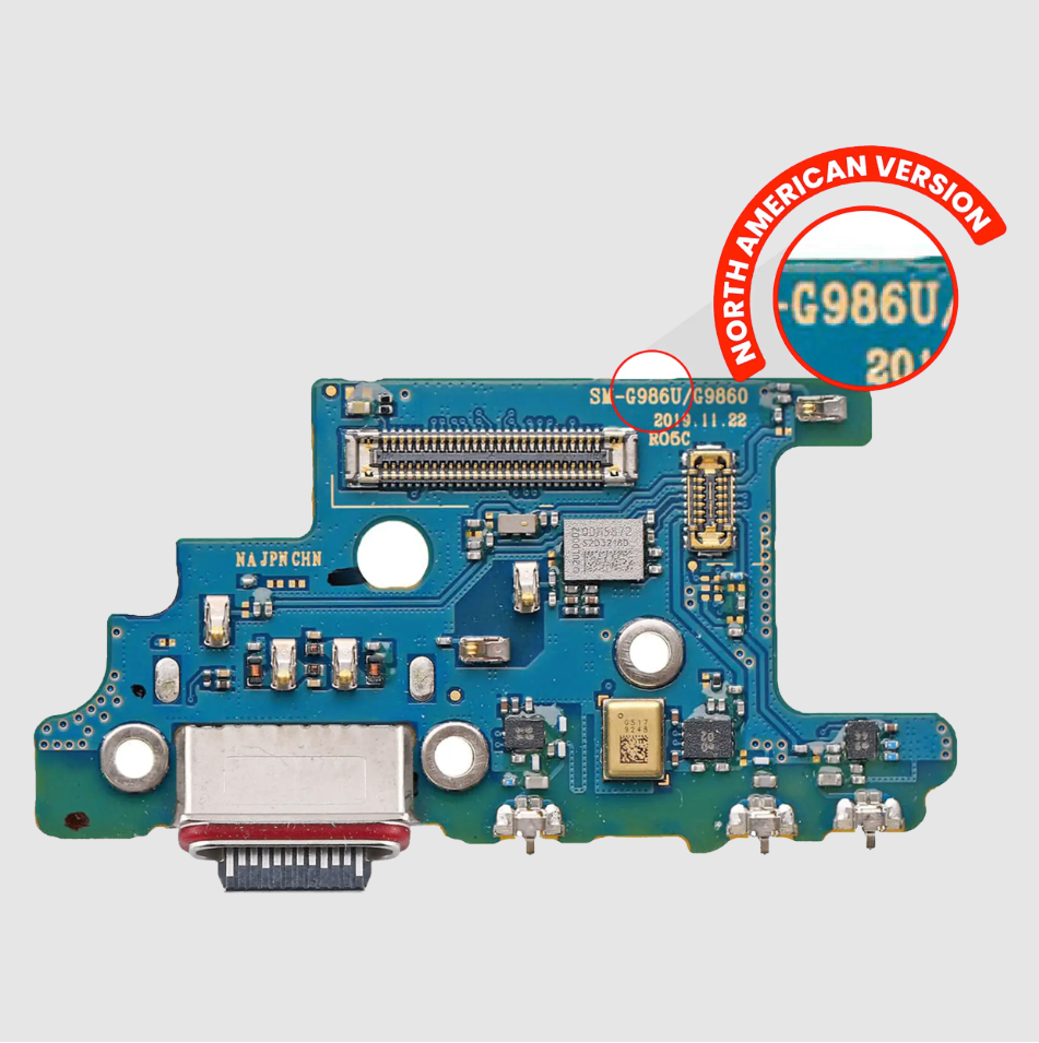 Charging Port With Board For Samsung Galaxy S20 Plus 5G (G986U) (US Version) (Premium)