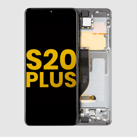 OLED Assembly With Frame For Samsung Galaxy S20 Plus 5G (Refurbished) (Cosmic Gray)