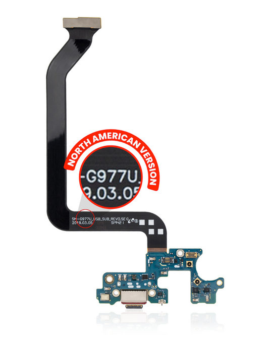 Charging Port With Flex Cable For Samsung Galaxy S10 5G (G977U) (US Version) (Premium)