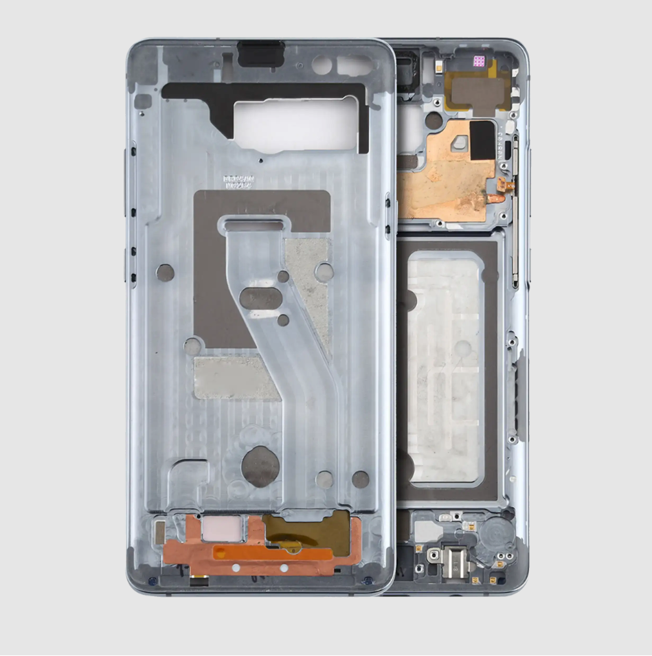 Mid-Frame Housing For Samsung Galaxy S10 (With Small Parts) (Prism White)