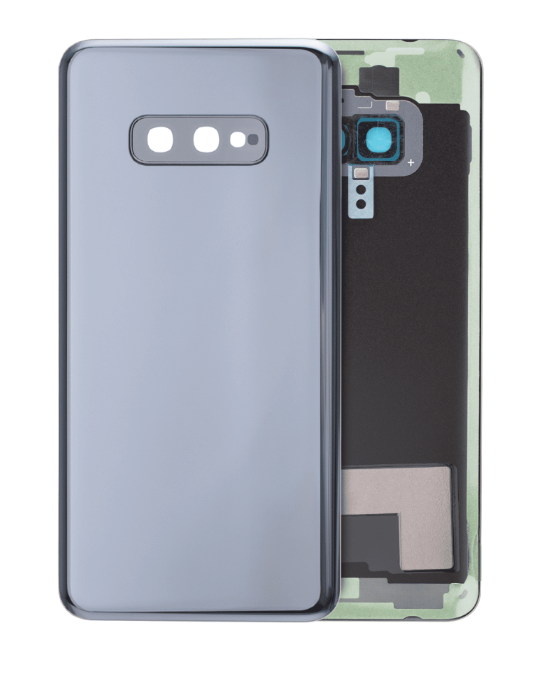 Back cover Glass With Camera Lens For Samsung Galaxy S10E (No Logo) (Aftermarket Plus) (Prism Black)