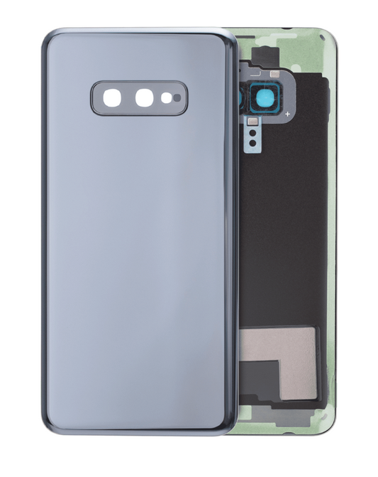 Back cover Glass With Camera Lens For Samsung Galaxy S10E (No Logo) (Aftermarket Plus) (Prism Black)