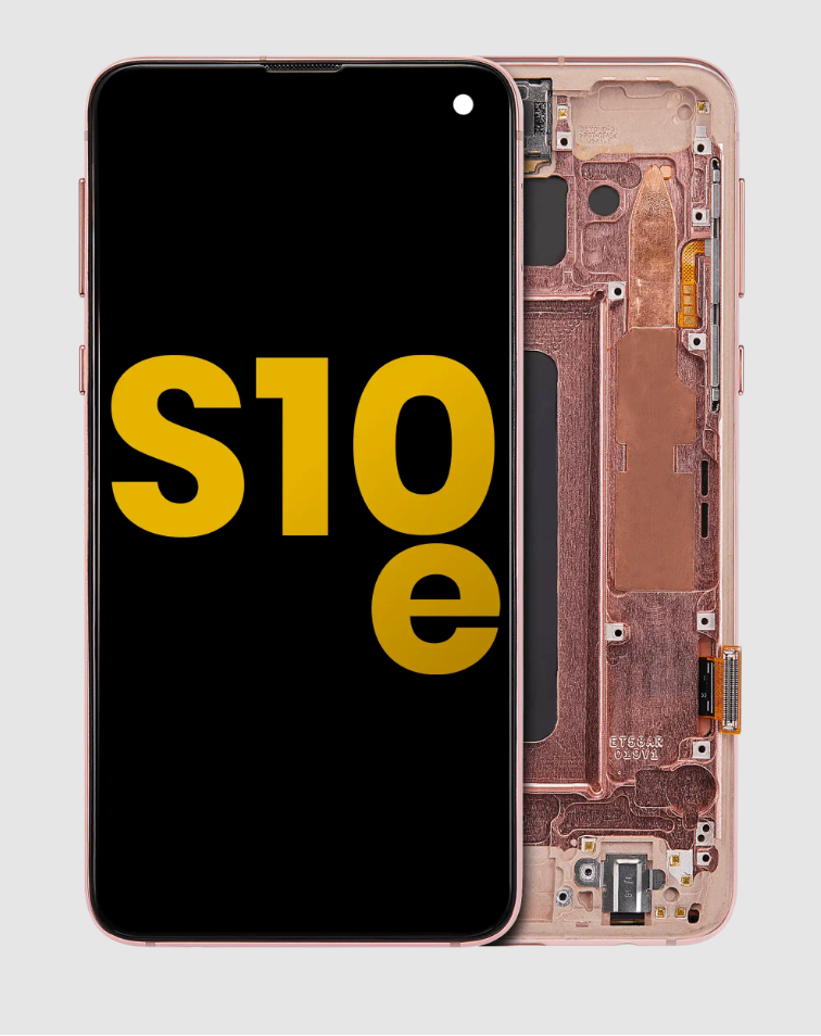 OLED Assembly With Frame For Samsung Galaxy S10E (Refurbished) (Flamingo Pink)