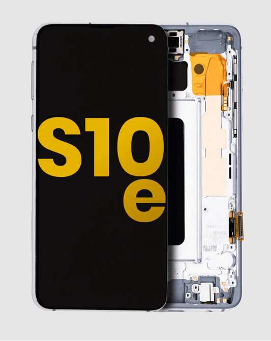 OLED Assembly With Frame For Samsung Galaxy S10E (Refurbished) (Prism White)