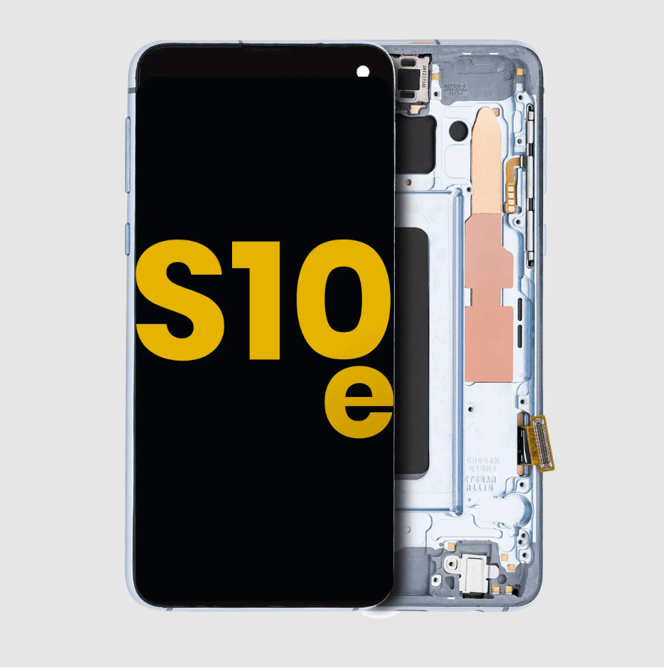 OLED Assembly With Frame For Samsung Galaxy S10E (Refurbished) (Prism Blue)