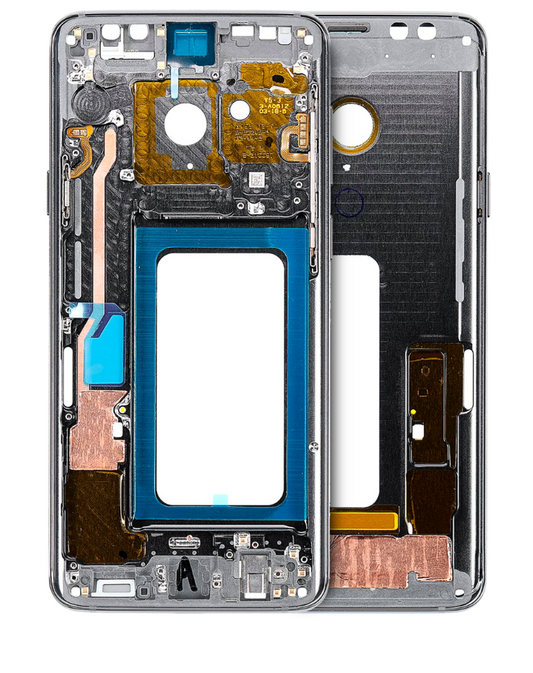 Mid-Frame Housing For Samsung Galaxy S9 Plus (With SmallParts) (Gray Frame)