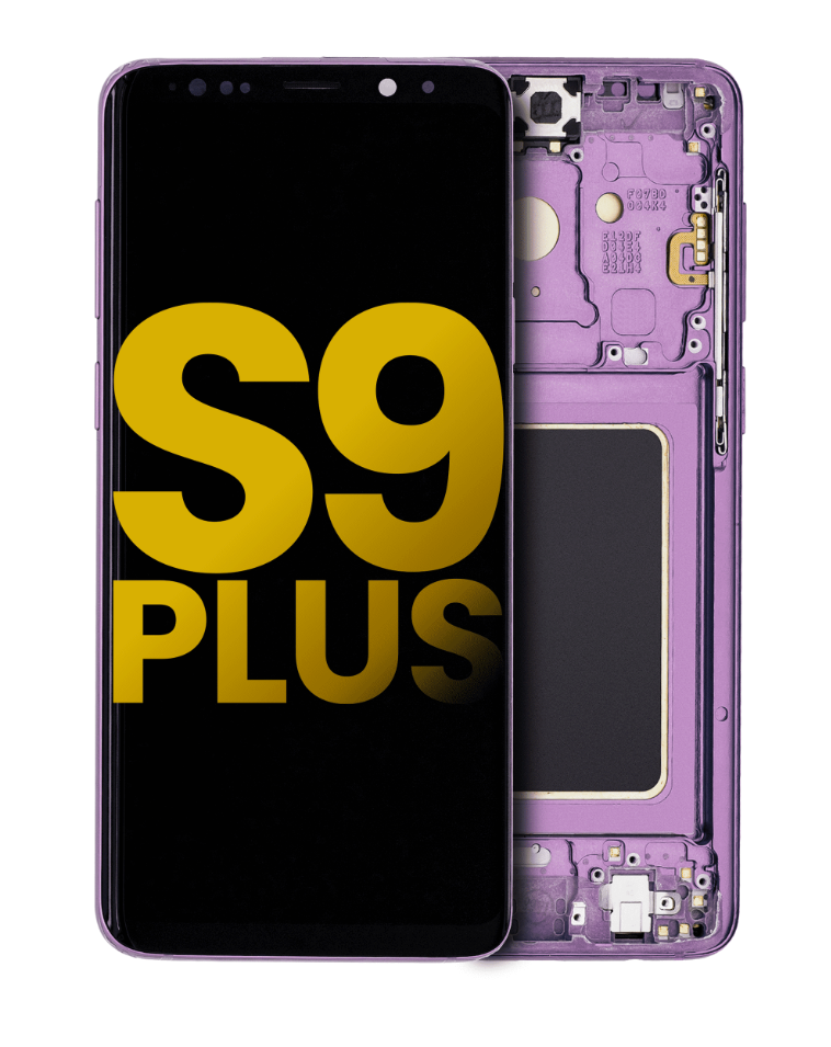 OLED Assembly With Frame For Samsung Galaxy S9 Plus (Refurbished) (Lilac Purple)