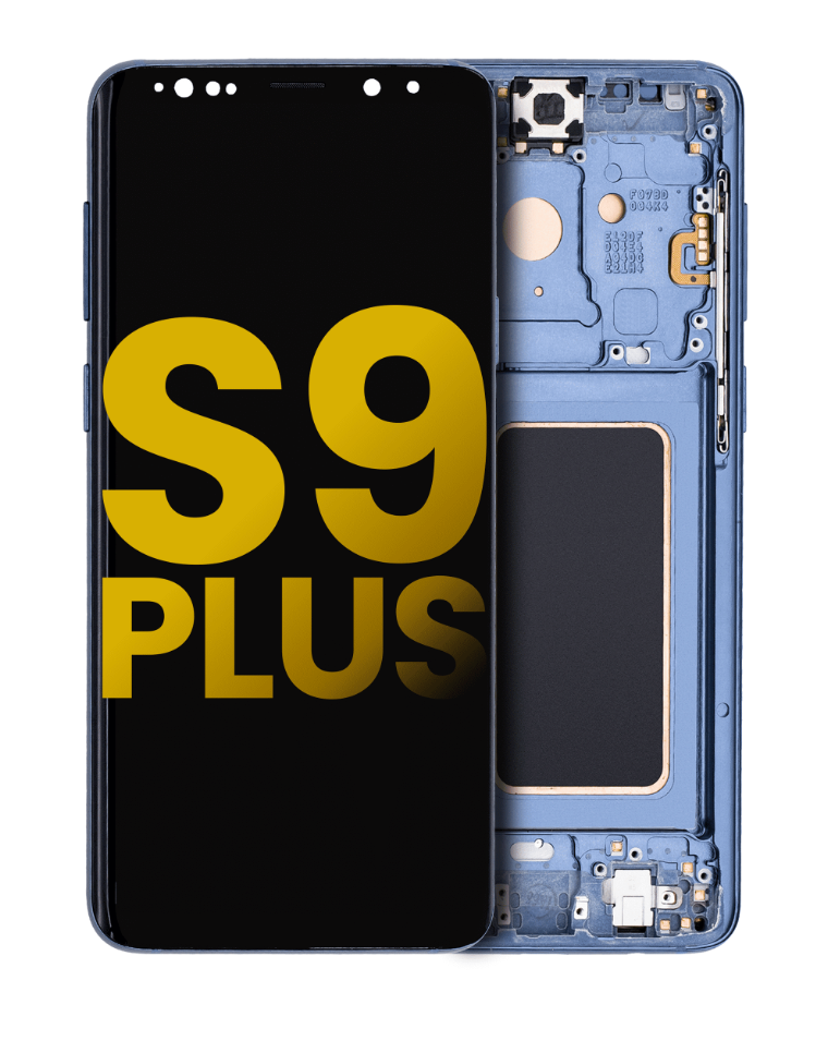 OLED Assembly With Frame For Samsung Galaxy S9 Plus (Refurbished) (Coral Blue)