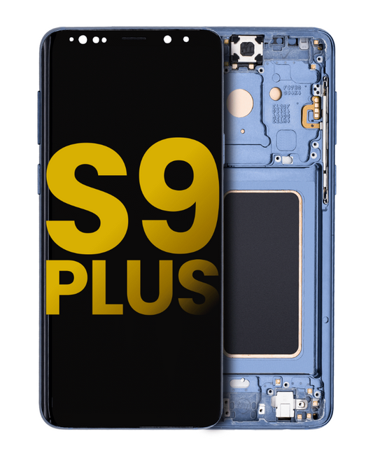 OLED Assembly With Frame For Samsung Galaxy S9 Plus (Refurbished) (Coral Blue)