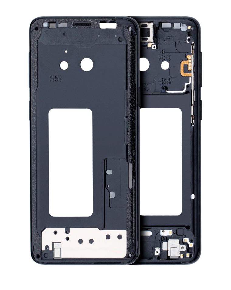 Mid-Frame Housing For Samsung Galaxy S9 (With SmallParts) (Midnight Black Frame)